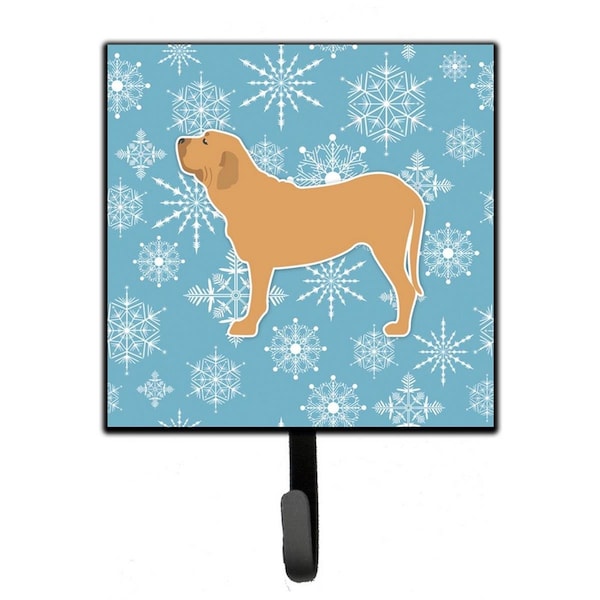 Carolines Treasures Winter Snowflake Fila Brasileiro Leash or Key Holder BB3579SH4 - main